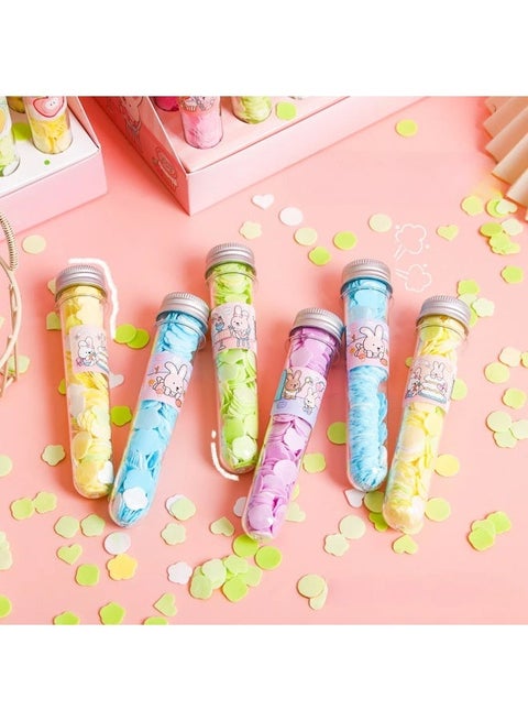 🧼صابون ورق معطرة على شكل ورد صغيرة الحجم، تذوب مع المياه وتقوم بالتنظيف 🌸 عبوة من 6